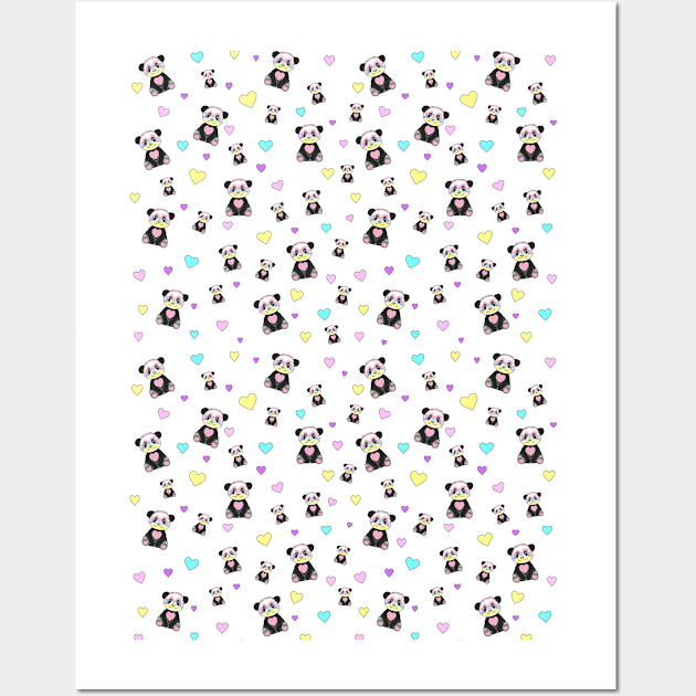 Panda Bears Wall Art by SartorisArt1